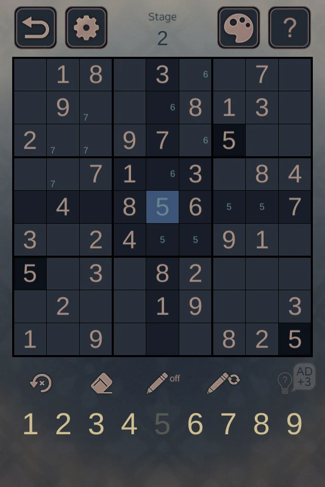 Wolf And Moon : Sudoku screenshot